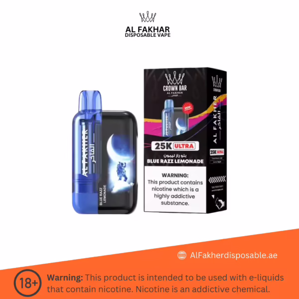 Al Fakher Ultra 25000 Puffs Blue Razz Lemonade