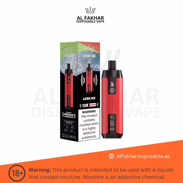Al Fakher Crown Bar 12000 Puffs Lush Ice